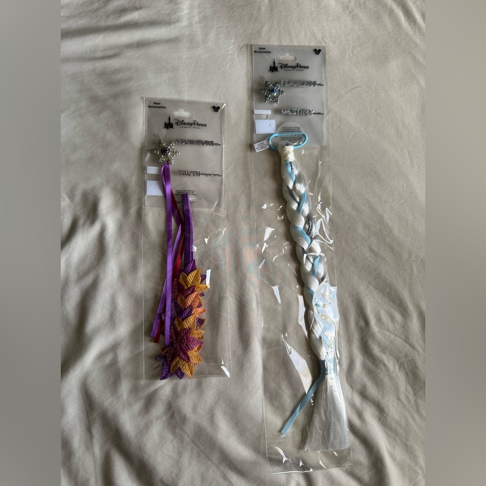 Disney Parks Frozen Anna and Elsa hair costume accessories